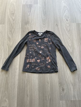 Graues La Redoute Langarmshirt, Gr. 140, Top Zustand!
