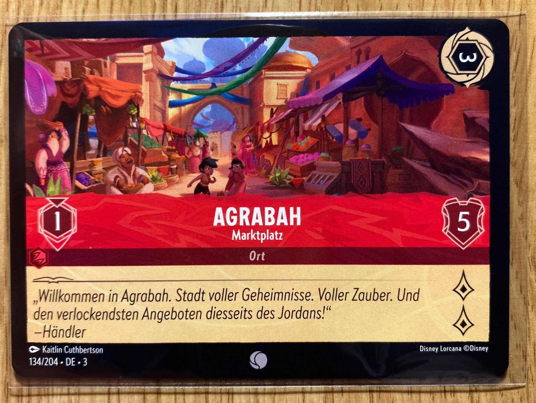 Disney Carte collezionabili: Agrabah DE 134 Disney Lorcana 3 Aladdin – Nuovo (secondo la descrizione) da Rafz venduto da SaintCruz