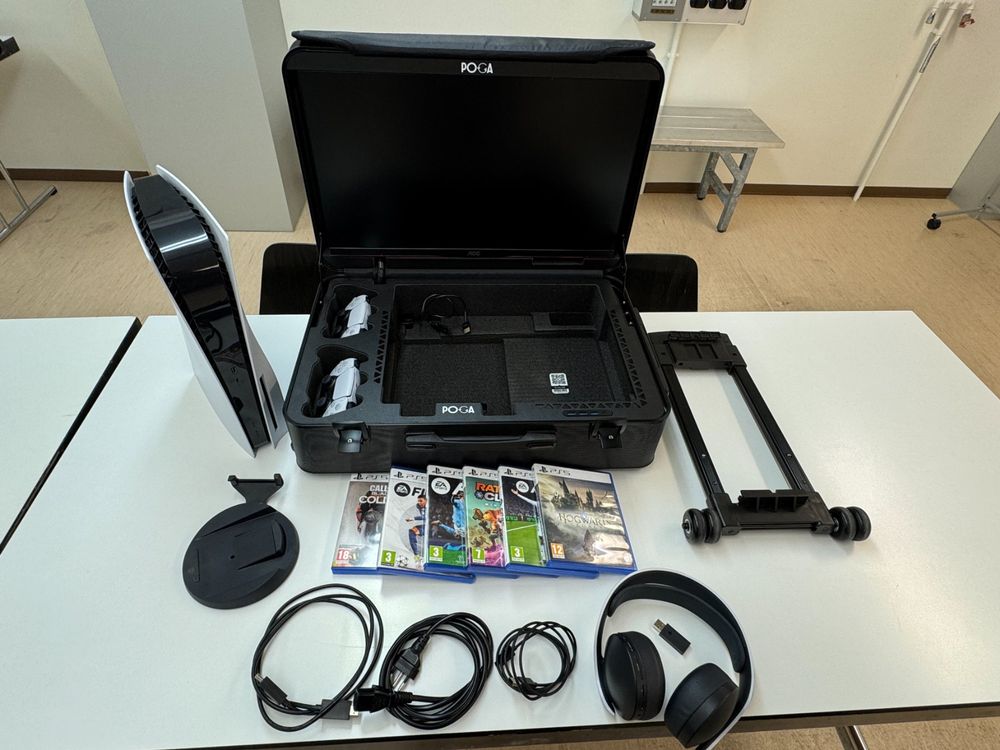 PS5 mit POGA Transportkoffer, Games & Zubehör (Gebraucht) in Alchenflüh ...