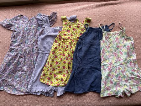 5x Kinder Sommerkleider, Grösse 110