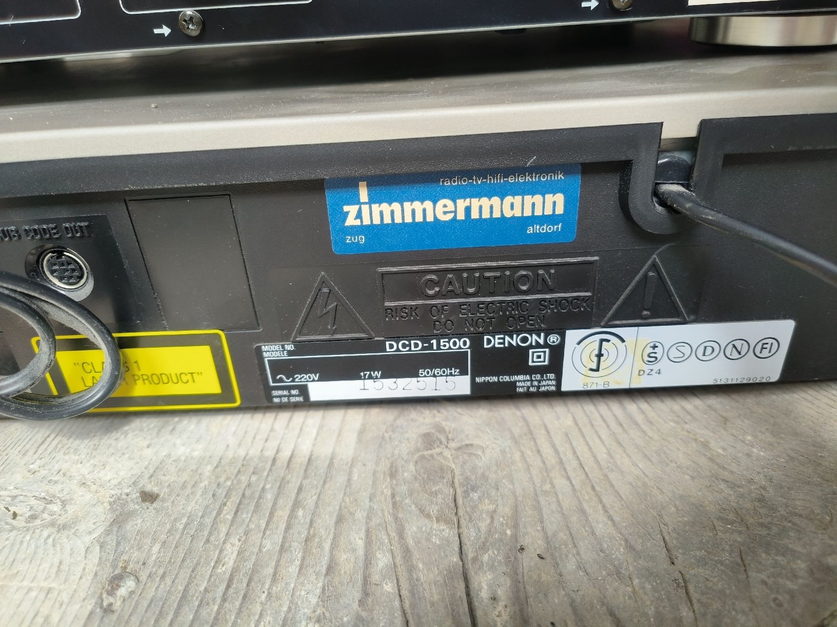Denon Sistemi audio & multimediali: Stereo CD player dcd-1500 denon – Usato da Zug venduto da kat_q98k 1