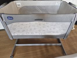 Chicco Next2Me Magic Side Sleeping Crib - Grey - VGC