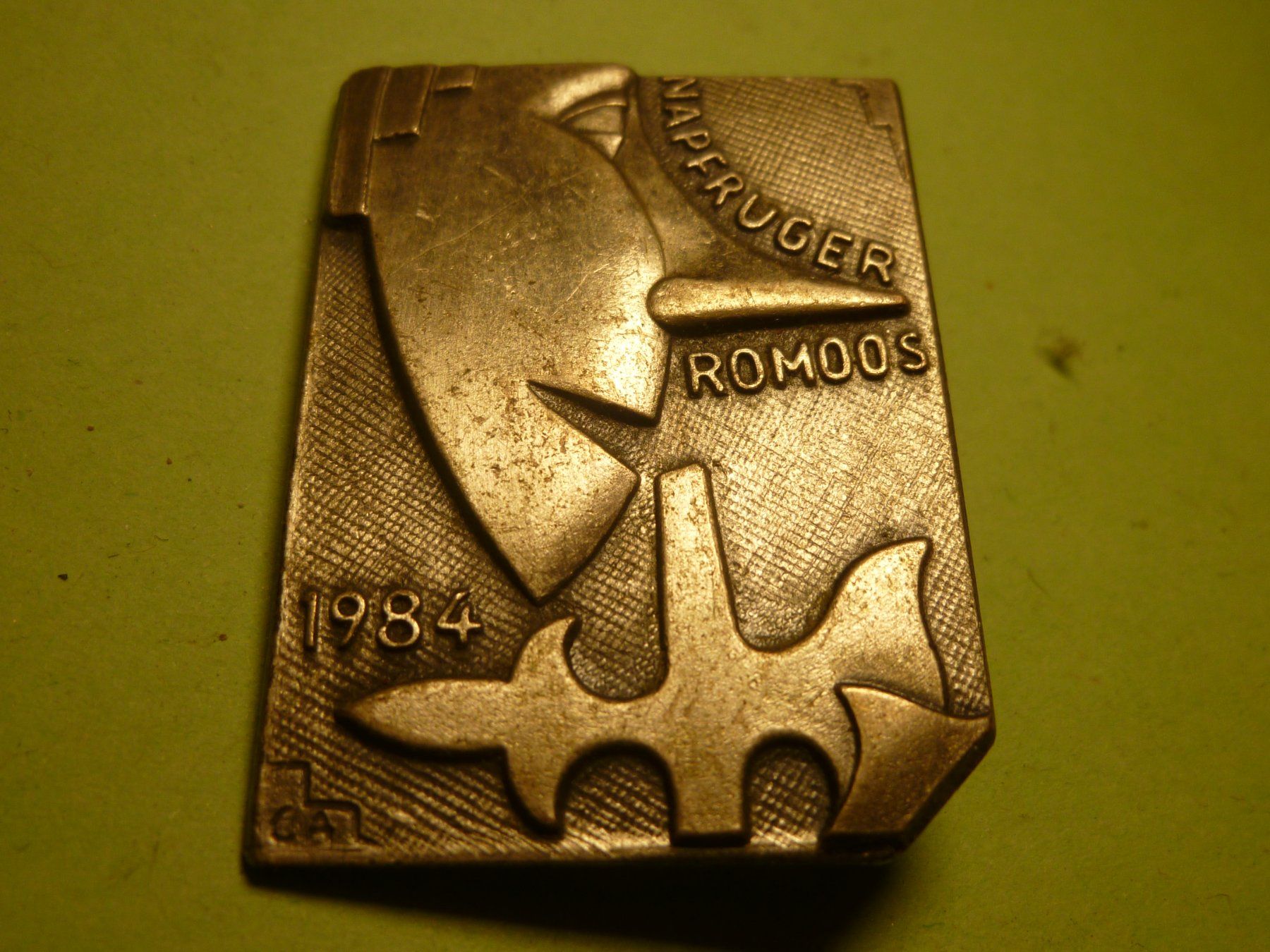 Plaketten & Abzeichen: ROMOOS 1984 SILBER – Gebraucht aus Ried (Muotathal) von Mandarin02
