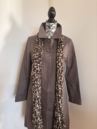 H&M Frühlingsmantel, Khaki, Grösse 36