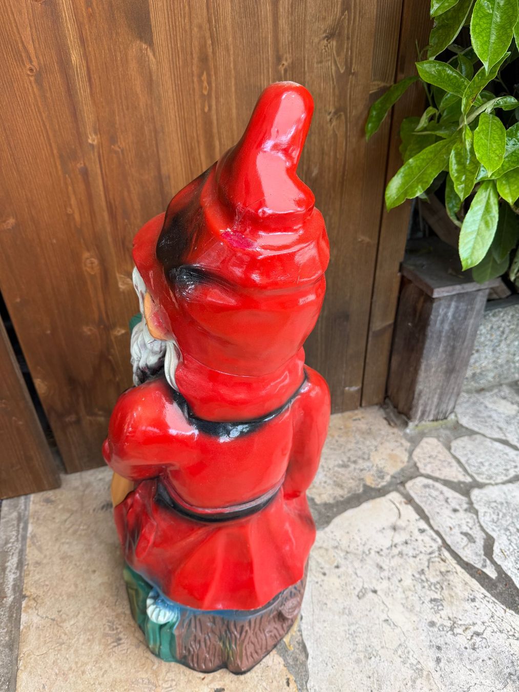 Statuette: Grosser Gartenzwerg mit Ente 80cm hoch – Usato da Winkel venduto da m_schi 1