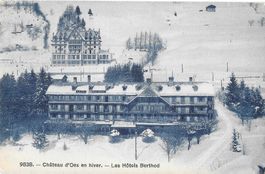 Château d'Oex en Hiver Les Hôtels Berthod