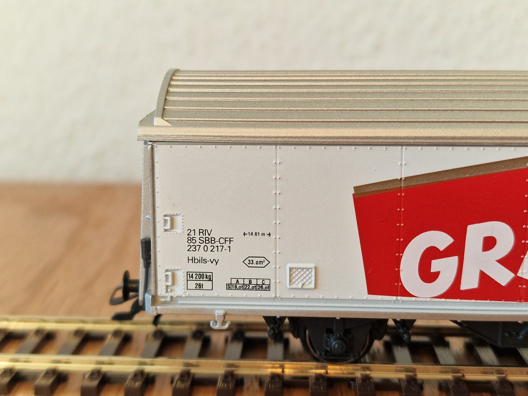 Märklin Modellini di ferrovie: SBB Rivella/Grapillon Güterwagen H0 – Usato da Matten b. Interlaken venduto da lor_hr9w 3