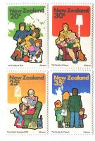 Briefmarken "Internationales Jahr der Familie". Neuseeland