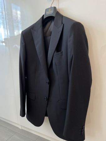 Anzug| Schwarz| Black | 50 | Grösse S | Slim Fit