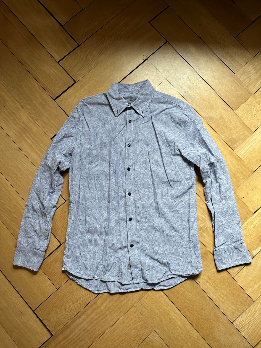 Camicie: MATINIQUE - Paisley Hemd blau-weiss M – Usato da Zürich venduto da Diazaio