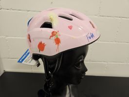 Neu - Fisher - Velohelm mit LED - rosa Fee 48-54cm (XS/S)