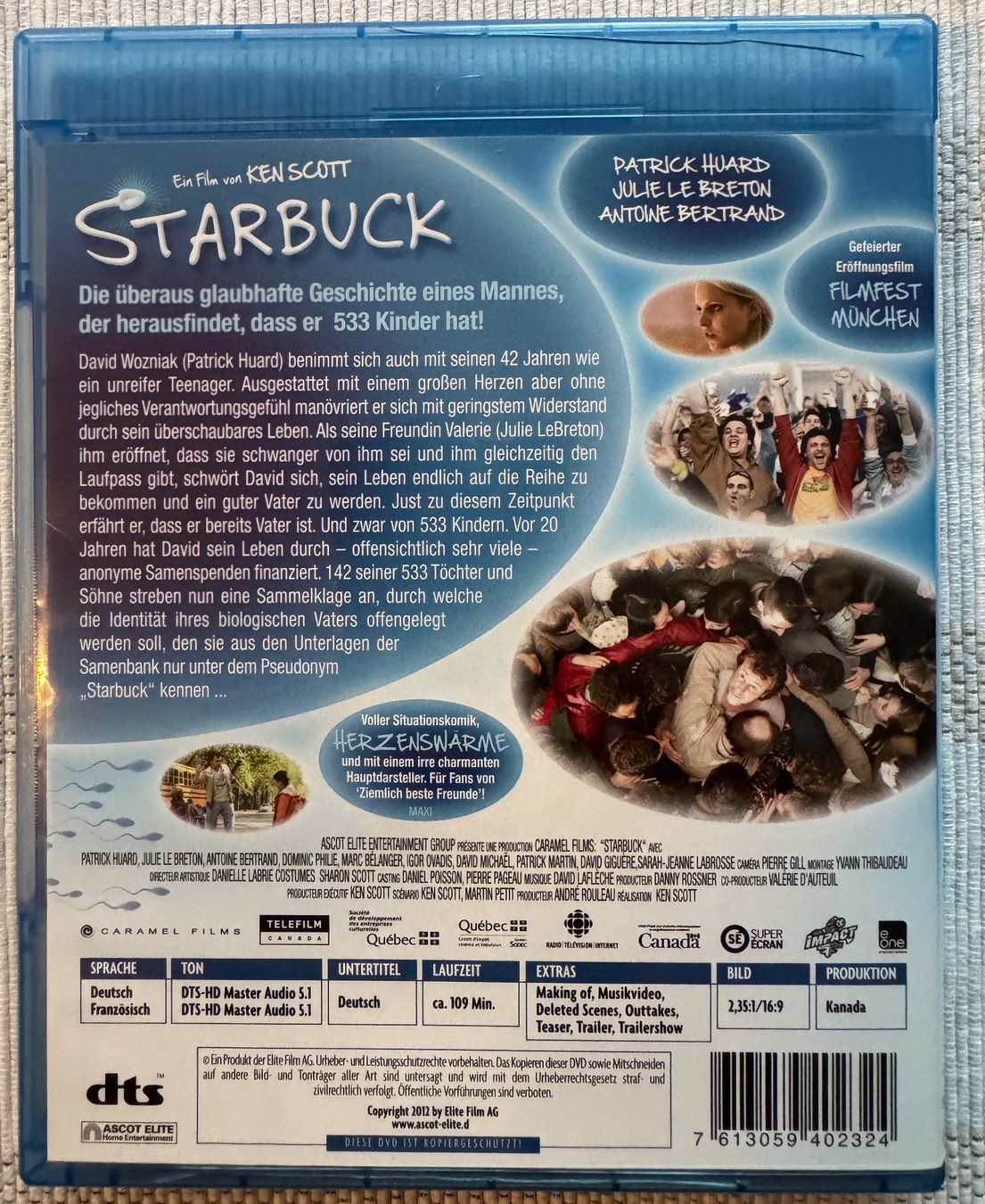 Tutti i DVDs: Starbuck - Blu-ray – Nuovo (secondo la descrizione) da Arbon venduto da drs64 1