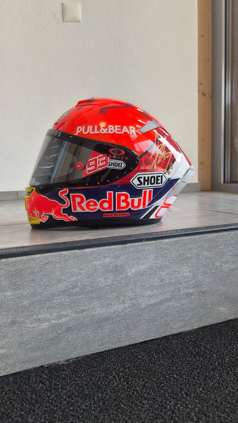 Autografi: Marc Marquez Replica Helm mit Orginal Unterschrift – Nuovo (secondo la descrizione) da Utzenstorf venduto da mbo_y2g7