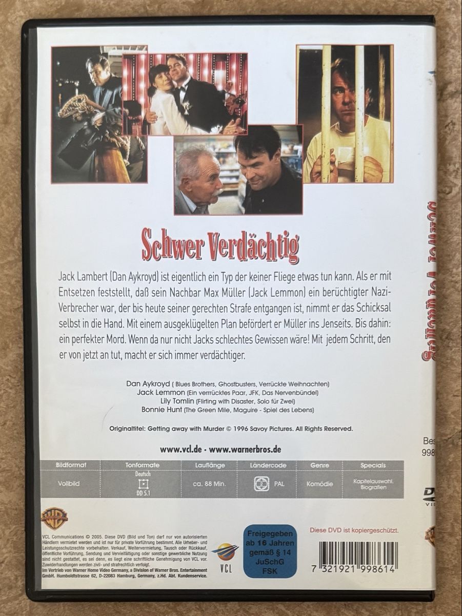 Tutti i DVDs: SCHWER VERDÄCHTIGT  – Nuovo (secondo la descrizione) da Dietikon venduto da AndreaSch01 1