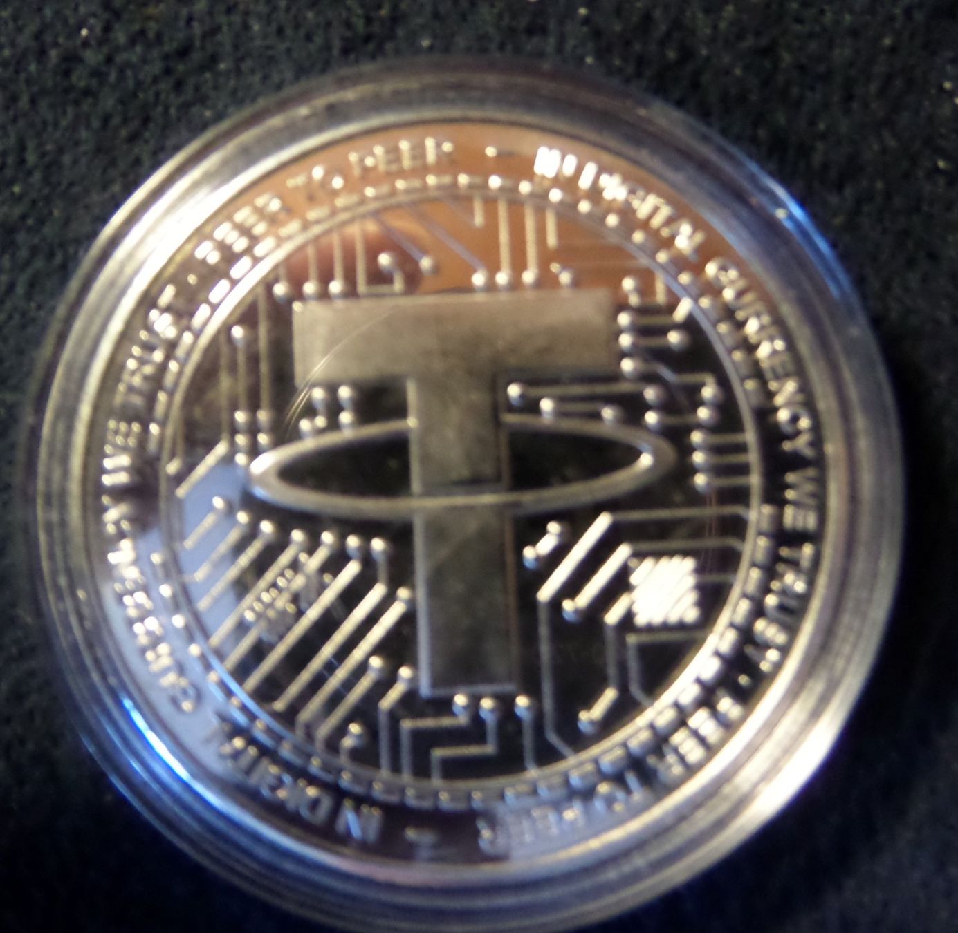 Tutti le monete: Médaille COLLECTOR COIN - TETHER Crypto – Nuovo e nell'imballaggio originale da Nyon venduto da an54 1