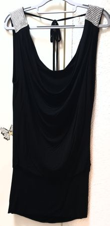 Elegantes  Sommer T-Shirt mit Glitzer-ApplikationenM/L