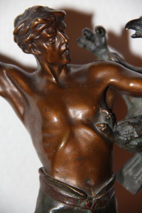 Sculture & Statue: Antique sculpture en bronze . – Usato da Praz (Vully) venduto da pikuluka1 3
