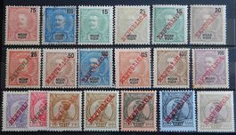 Mocambique ex. Kat. 60-128 */(*)/gest. 1898/1912