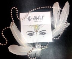 Festival Make Up Glitzer Steine Gesicht Powaqa FJ-133