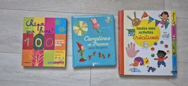 Lot de 3 livres pour enfants activités et comptines