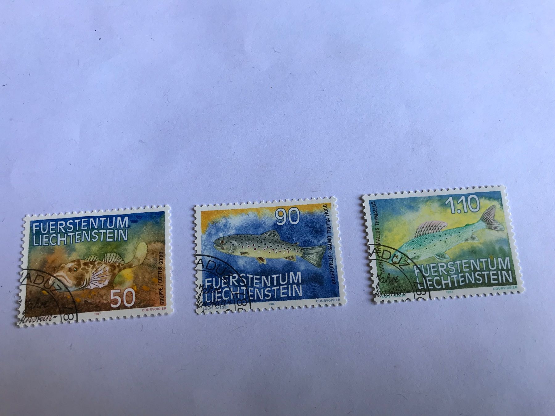 Tutti i francobolli: briefmarken FL 1987, gestempelt – Usato da liestal venduto da makai05