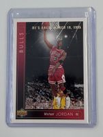 RARE! NBA Michael Jordan Upper Deck He's Back 19/3/95 Bulls