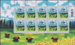 2024, Nr.2008 Zierbogen (Sonderflug) postfrisch **. Selten.