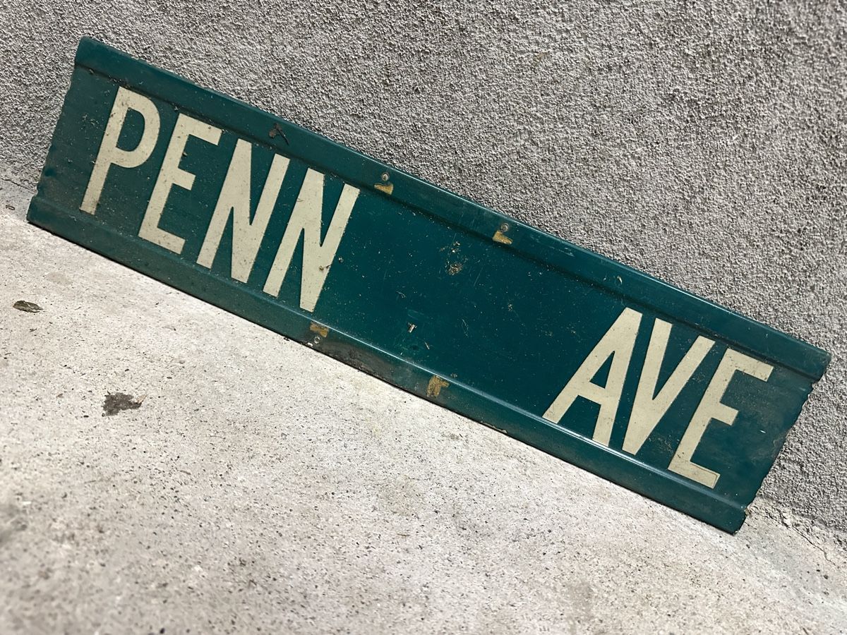 Insegne: Penn Avenue USA Strassenschild – Usato da Reinach AG venduto da rares75