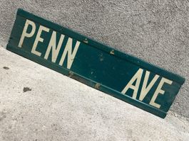 Penn Avenue USA Strassenschild