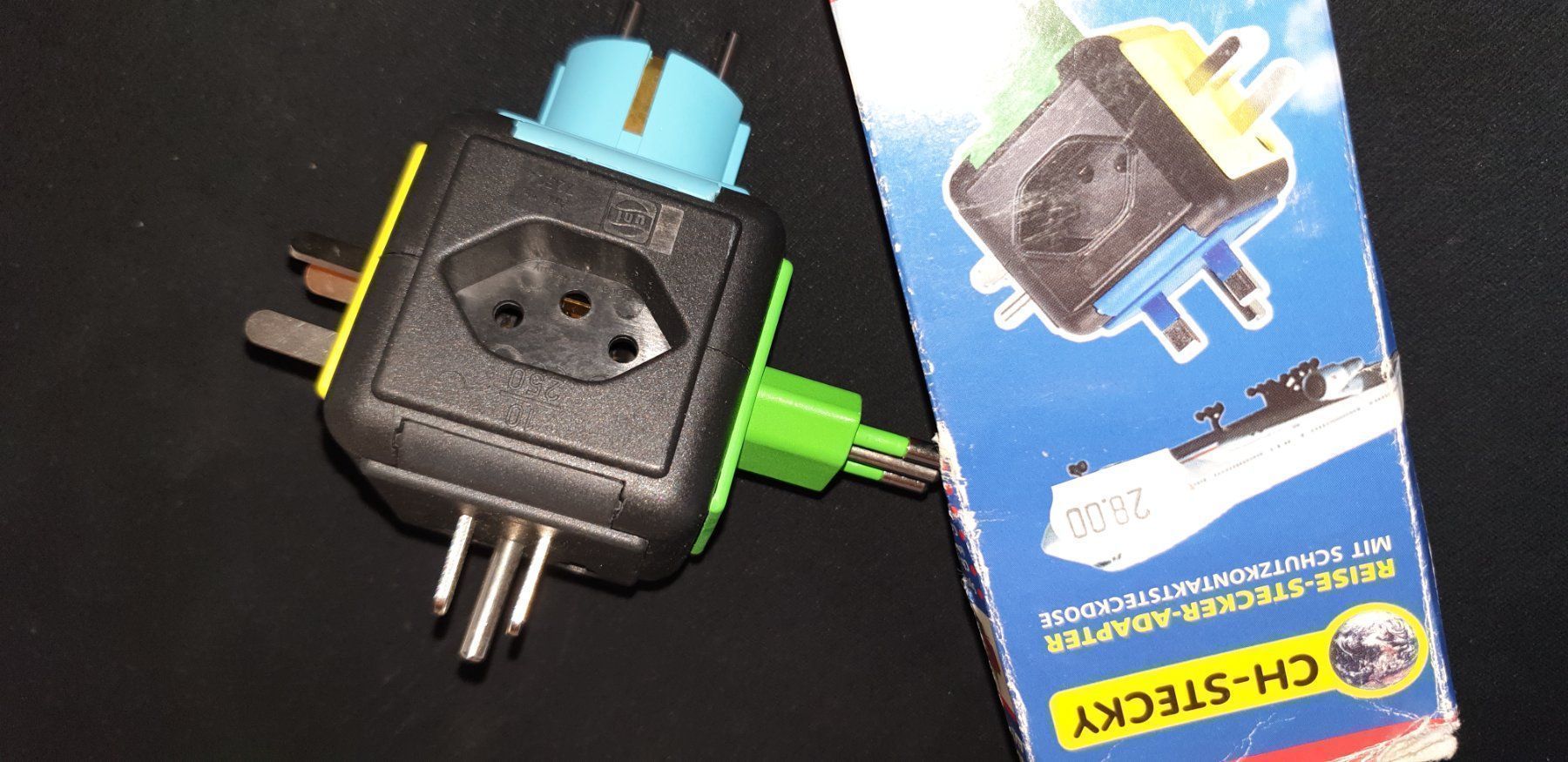 Spine: Reise Stecker Adapter – Usato da Gwatt (Thun) venduto da Letzte-Chance-III 4