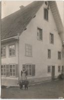 LANDWIRTSCHAFT/BAUERNFAMILIE 1910 mit Flaschenzug