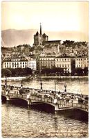 GENÈVE Pont du Mont-Blanc & les Tours de ST.PIERRE  ca.1945