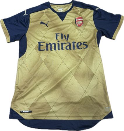 Puma Arsenal Away Trikot 2015/16 gold Gr. M – Ramsey 16