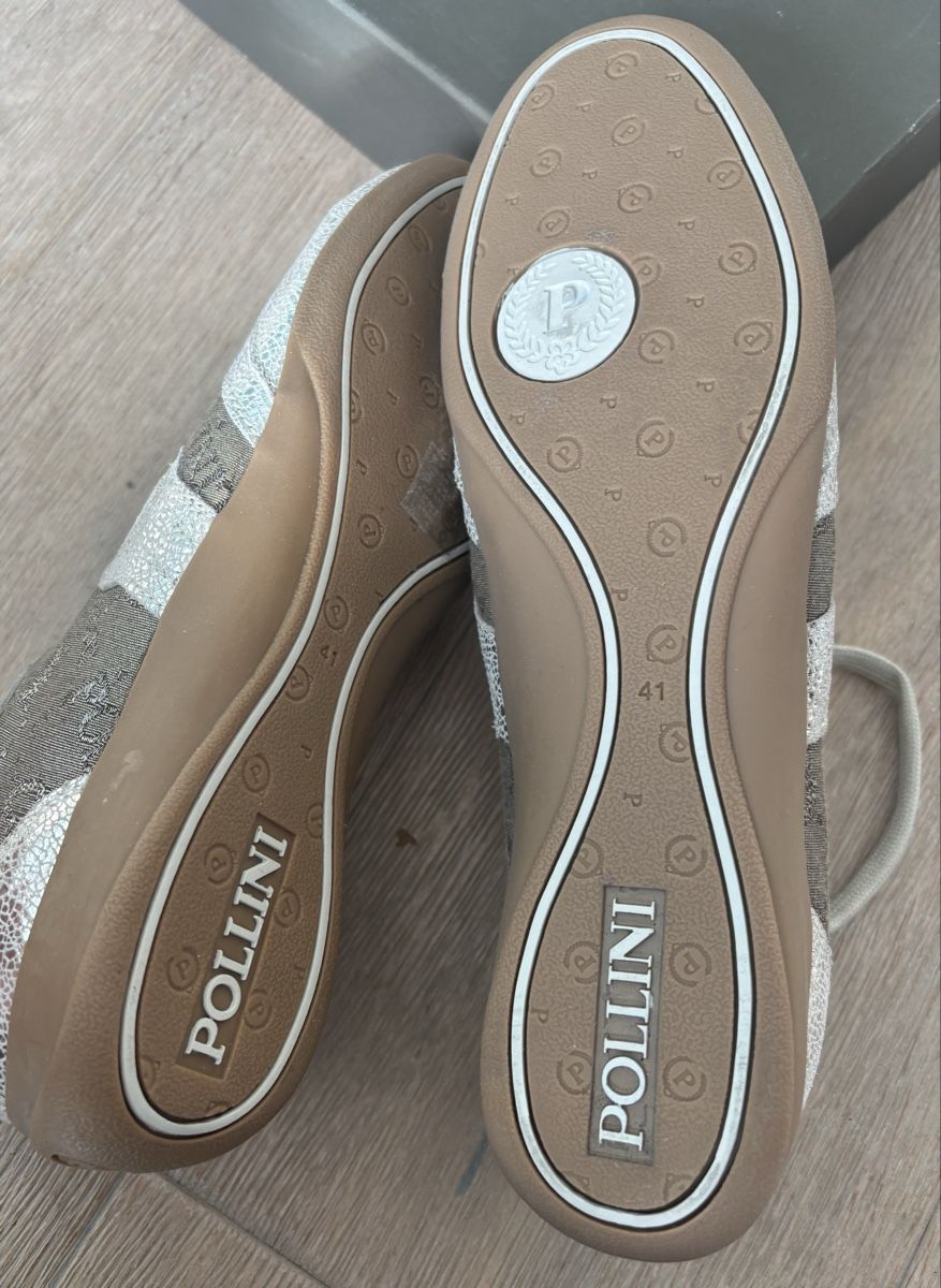 Scarpe da donna: Pollini Silver Sneakers, Size 41 – Nuovo e nell'imballaggio originale da Buchillon venduto da maz_k2bz 1