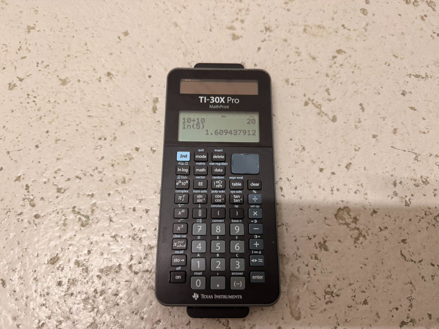 Texas Instruments Calculatrices: Taschenrechner Texas Instruments TI-30X Pro - gebraucht – D'occasion à Zürich par celai. 4