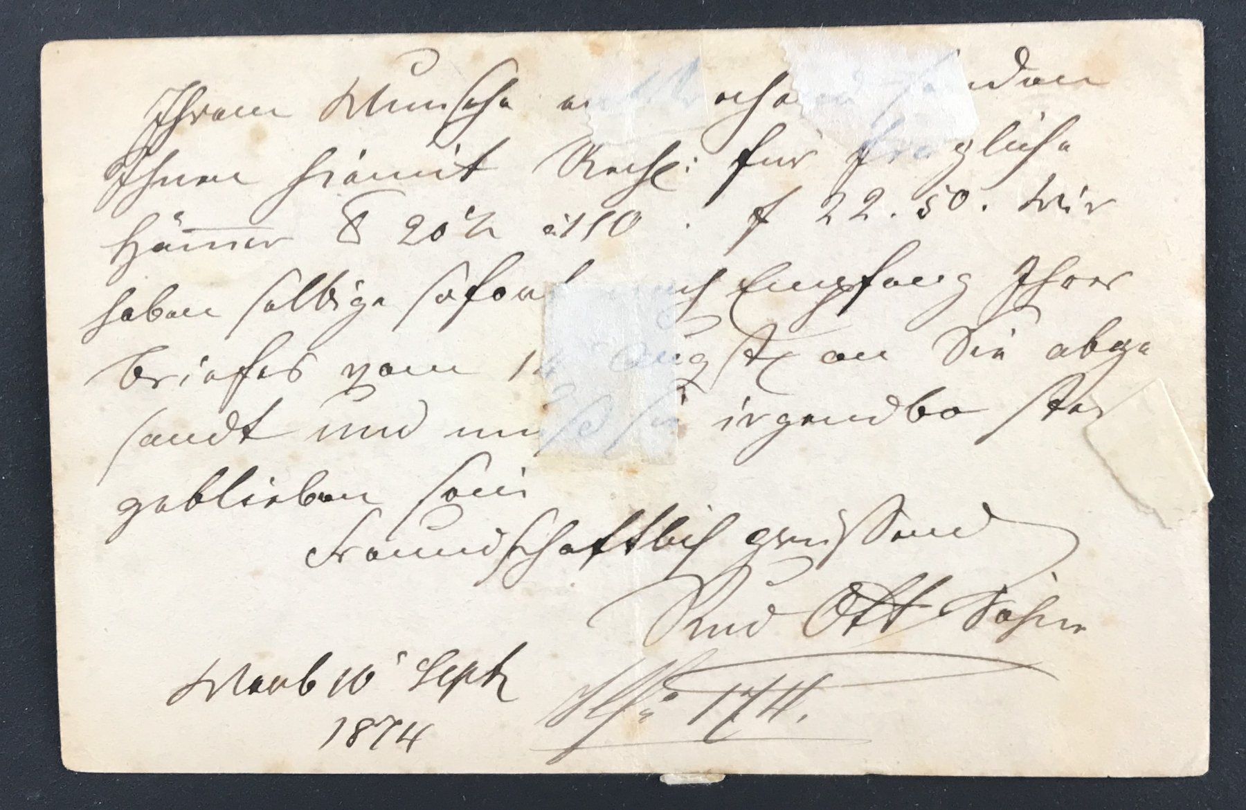 Tutti i francobolli: POSTKARTE 1874 – Usato da Ostermundigen venduto da Kari1937 1
