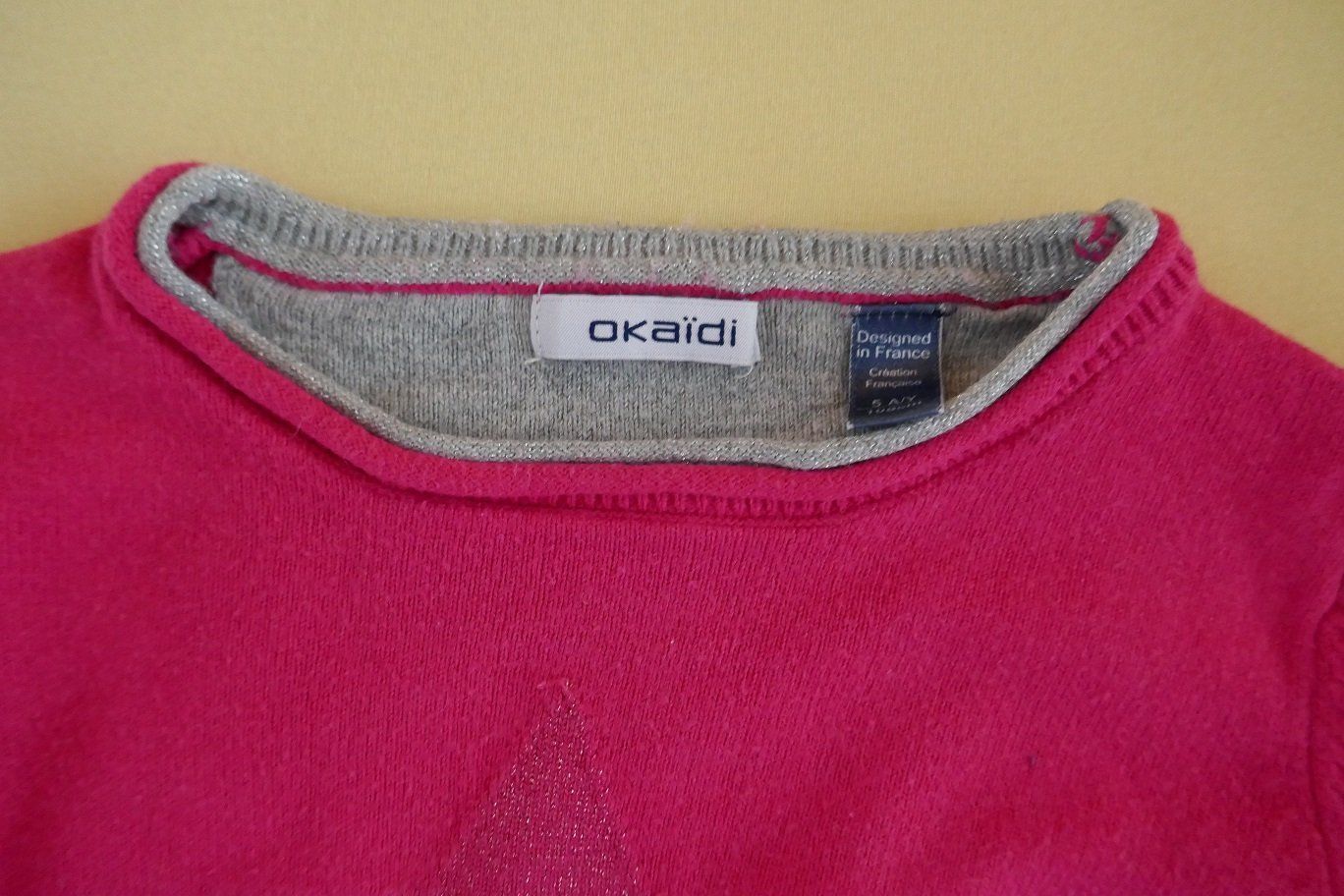 Maglioni & Felpe: Cooler pinker Pulli mit Glitzerstern, Gr. 108/5 J. – Usato da Horgen venduto da Feli39 2
