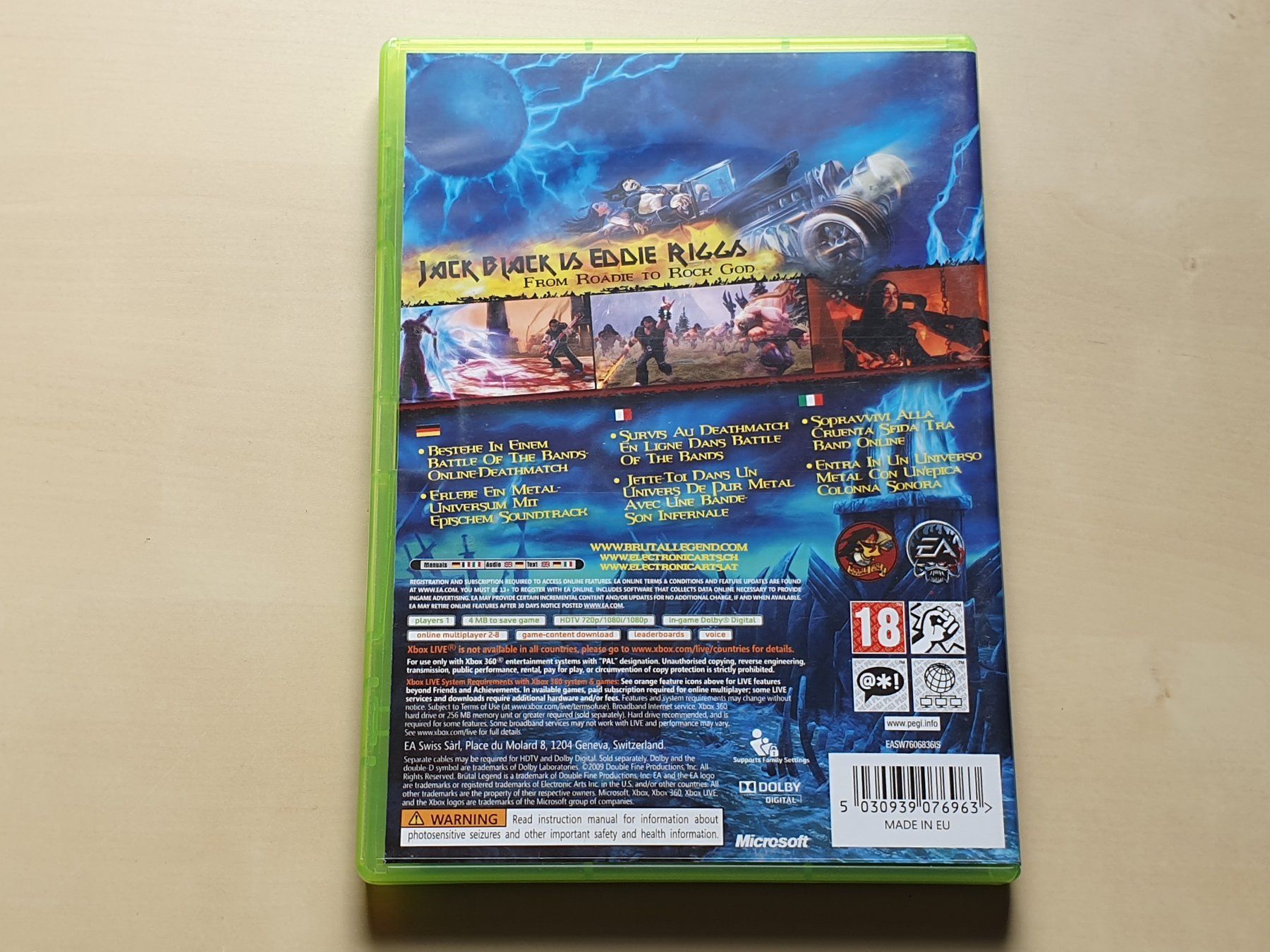 Microsoft Giochi: Brütal Legend – Usato da Stansstad venduto da collectorsshop 1
