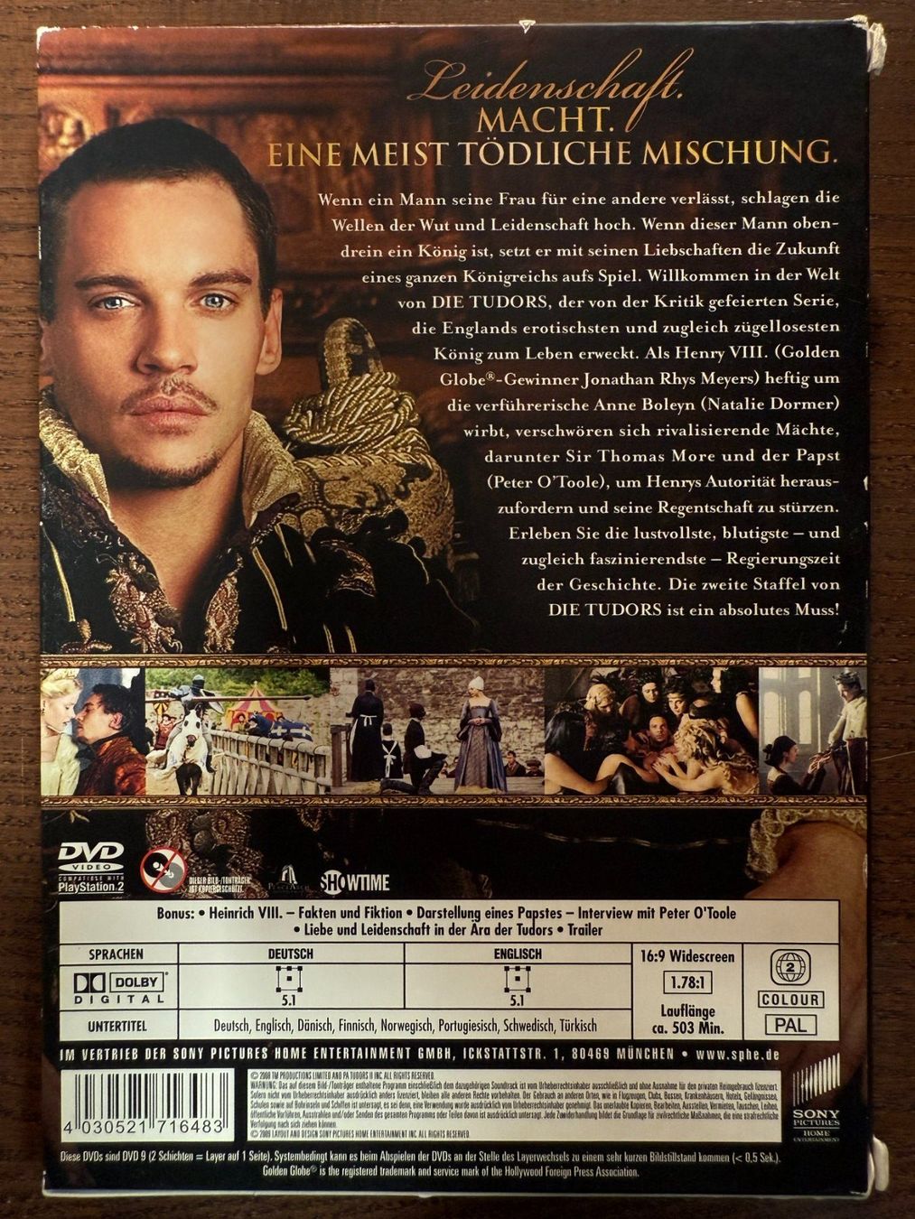 Tutti i DVDs: Die Tudors - Season 2 – Usato da Zürich venduto da FilmFreunde 1