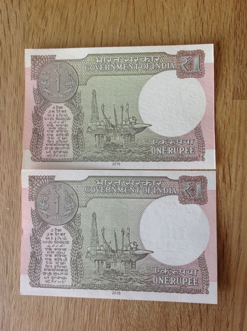 Banconote: Deux billets de l'Inde FAST UNC – Nuovo (secondo la descrizione) da Villars-sur-Glâne venduto da Graca03 3