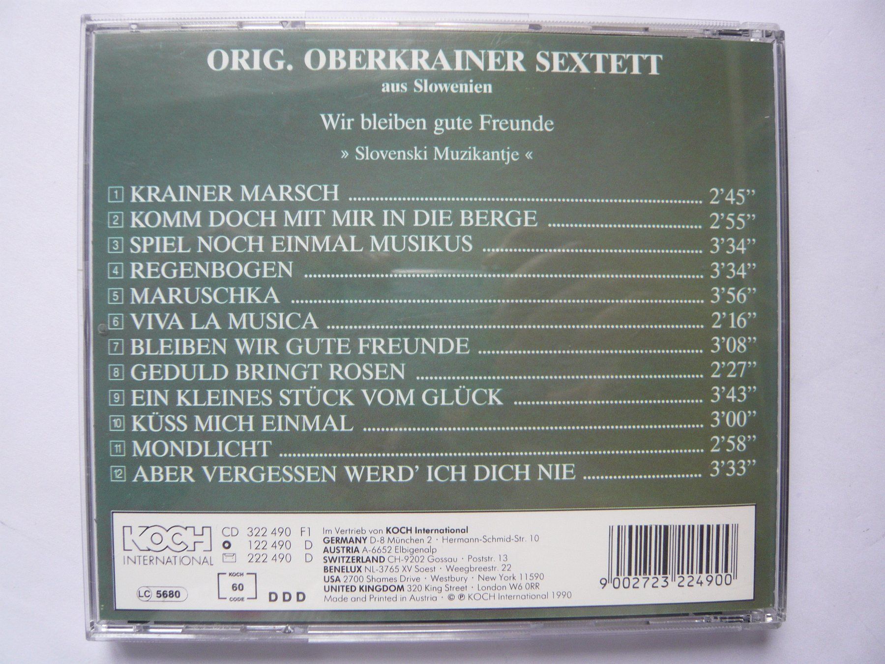 CDs: 2CD ORIGINAL OBERKRAINER SEXTETT – Gebraucht aus Winterthur von Cajun 1