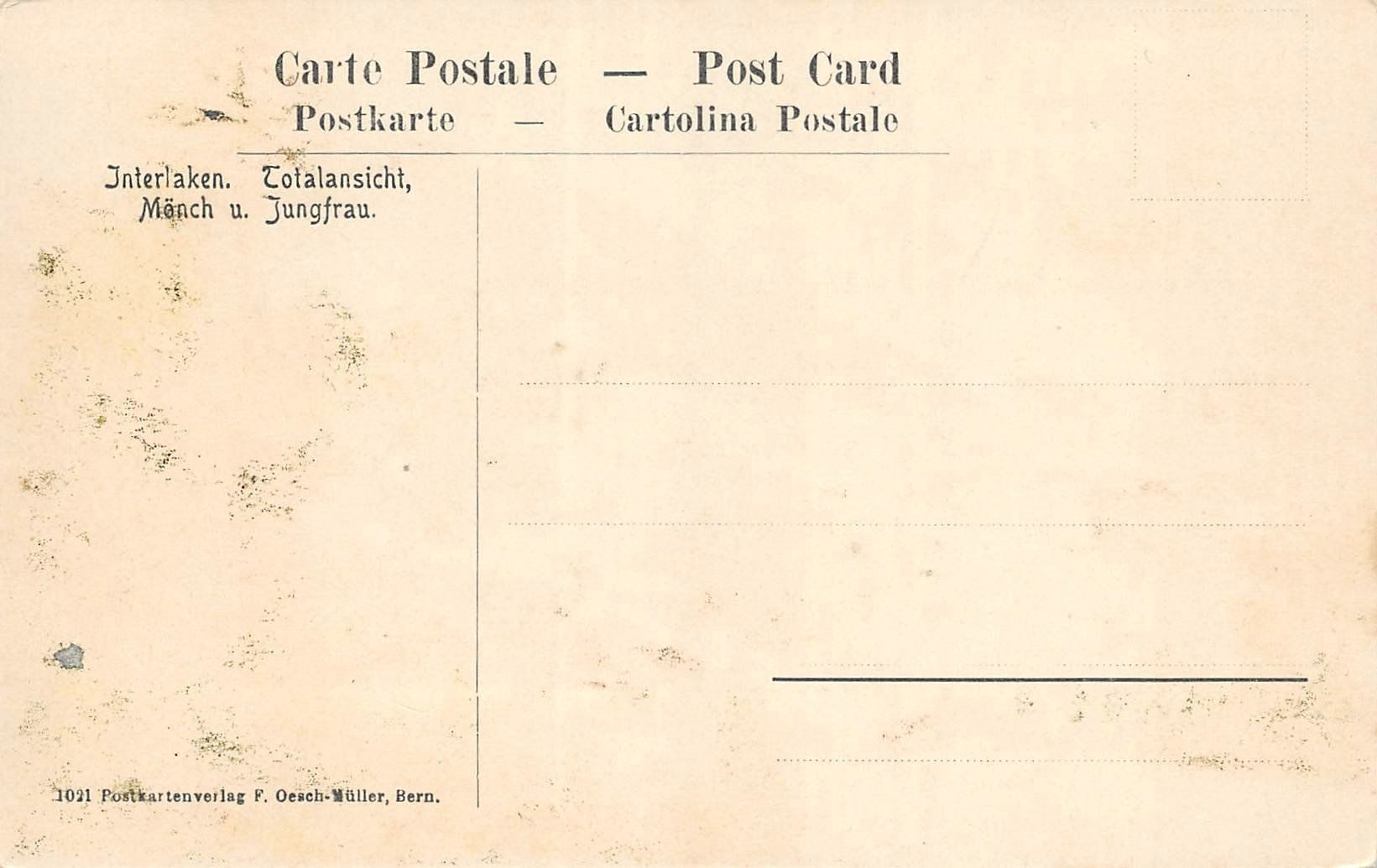 Cartes postales: 2x Interlaken – D'occasion à Ottikon b.Kemptth. par Neptun1974 1