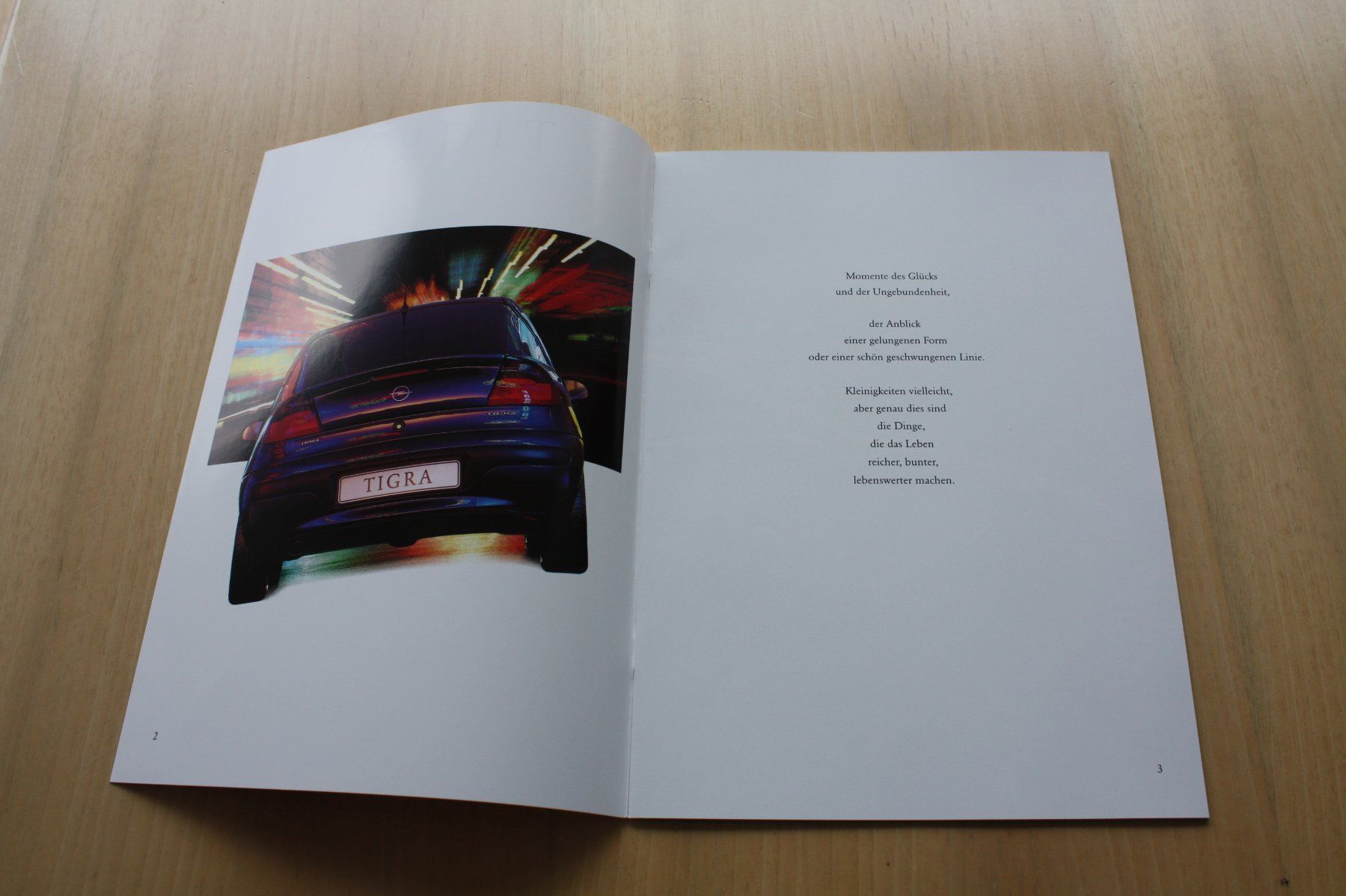 Opel Documenti: Opel Tigra Prospekt 7/1999 – Usato da Wikon venduto da erwin400 1