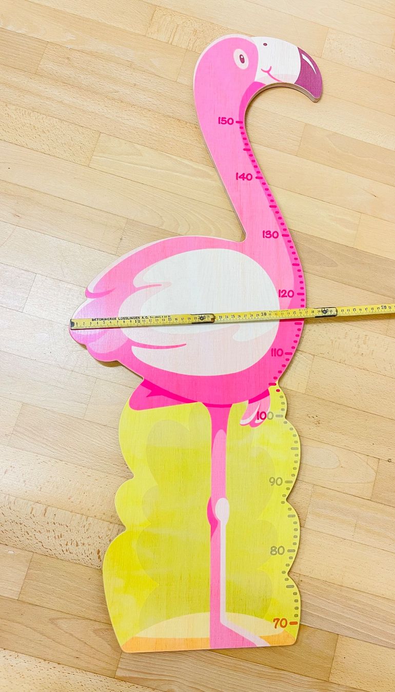 Messen: Flamingo Messlatte für Kinder, neu – Neu (gemäss Beschreibung) aus Olten von ELHANDEL 7