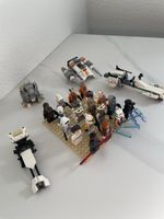 19 Lego Star Wars Mini Figuren mit 4 Fahrzeugen