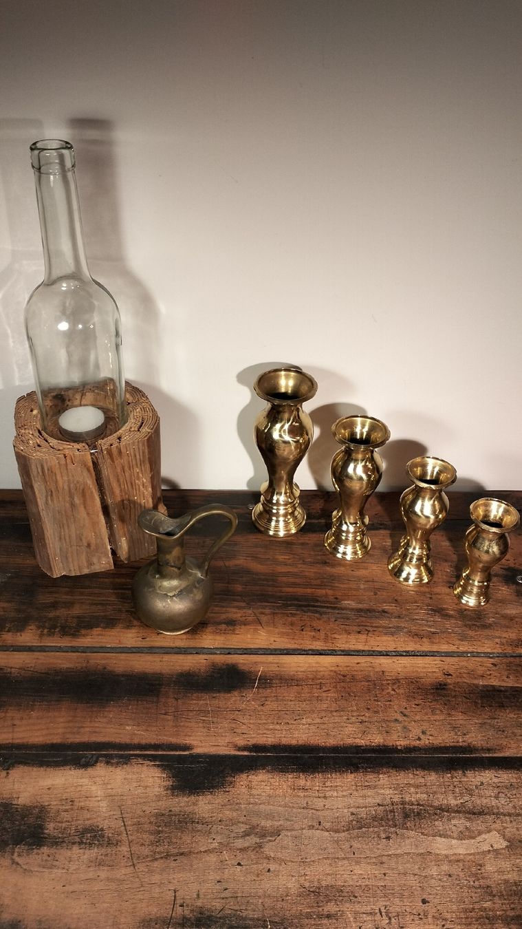 Tutte le decorazioni: Deko Objekte, Messing, antik, Messingvase, Windlicht – Usato da Leimbach AG venduto da Heiliger_Bam_Bim