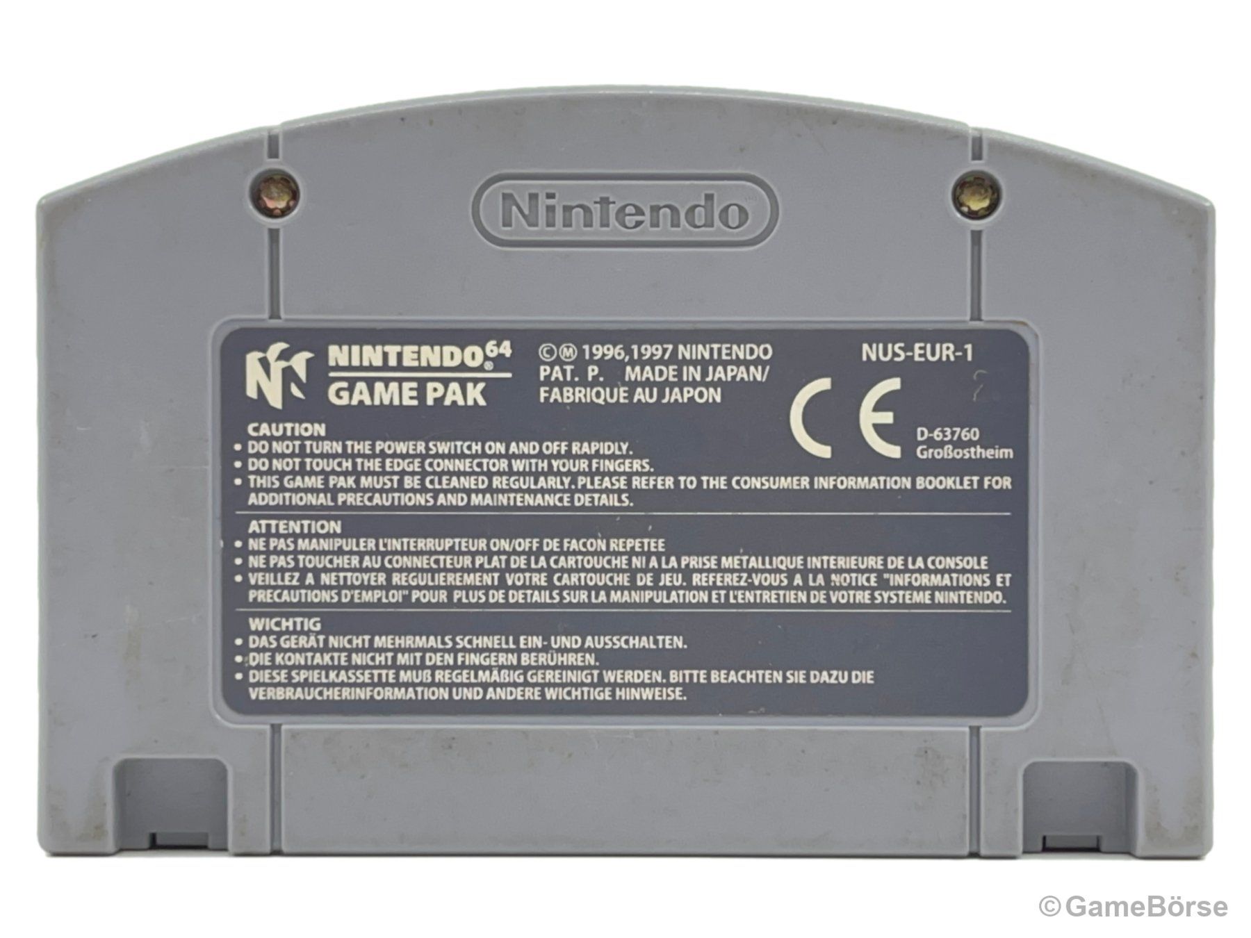 Nintendo Giochi: N64 Extreme G – Usato da Stettfurt venduto da GameBoerse 1