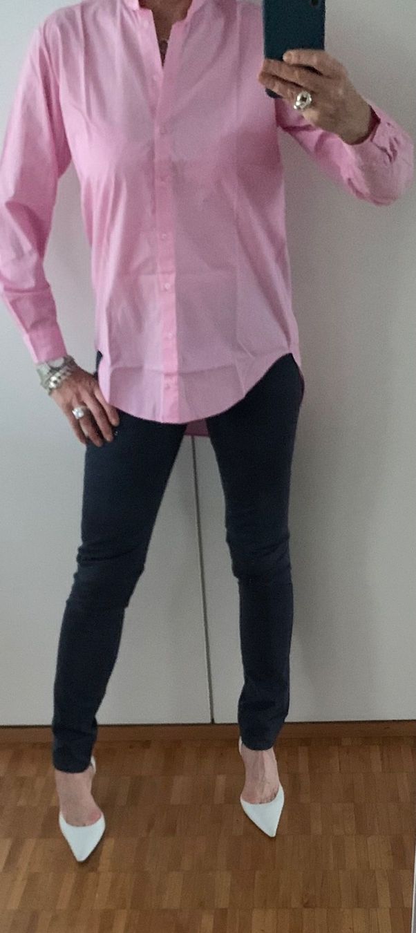 Camicette: Hemdbluse aus Baumwolle ROSA – Nuovo (secondo la descrizione) da Adliswil venduto da Jessik0