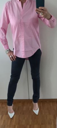 Hemdbluse aus Baumwolle ROSA