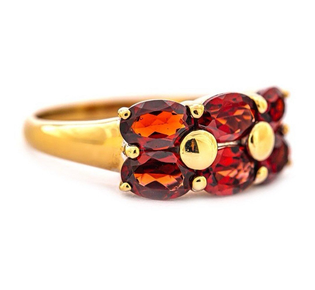 Ringe: 1.50ct Granat Ring 18k Gelbgold – Neu und originalverpackt aus Regensdorf von  3